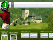 Tablet Screenshot of greenfee-club.cz